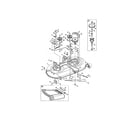 Kmart 02876870-3 deck/spindle pulley assembly diagram