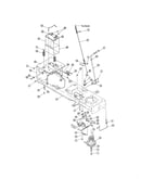 Frame/battery - 42" deck - manual pto