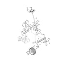 MTD 13AR606P730 steering/wheels diagram