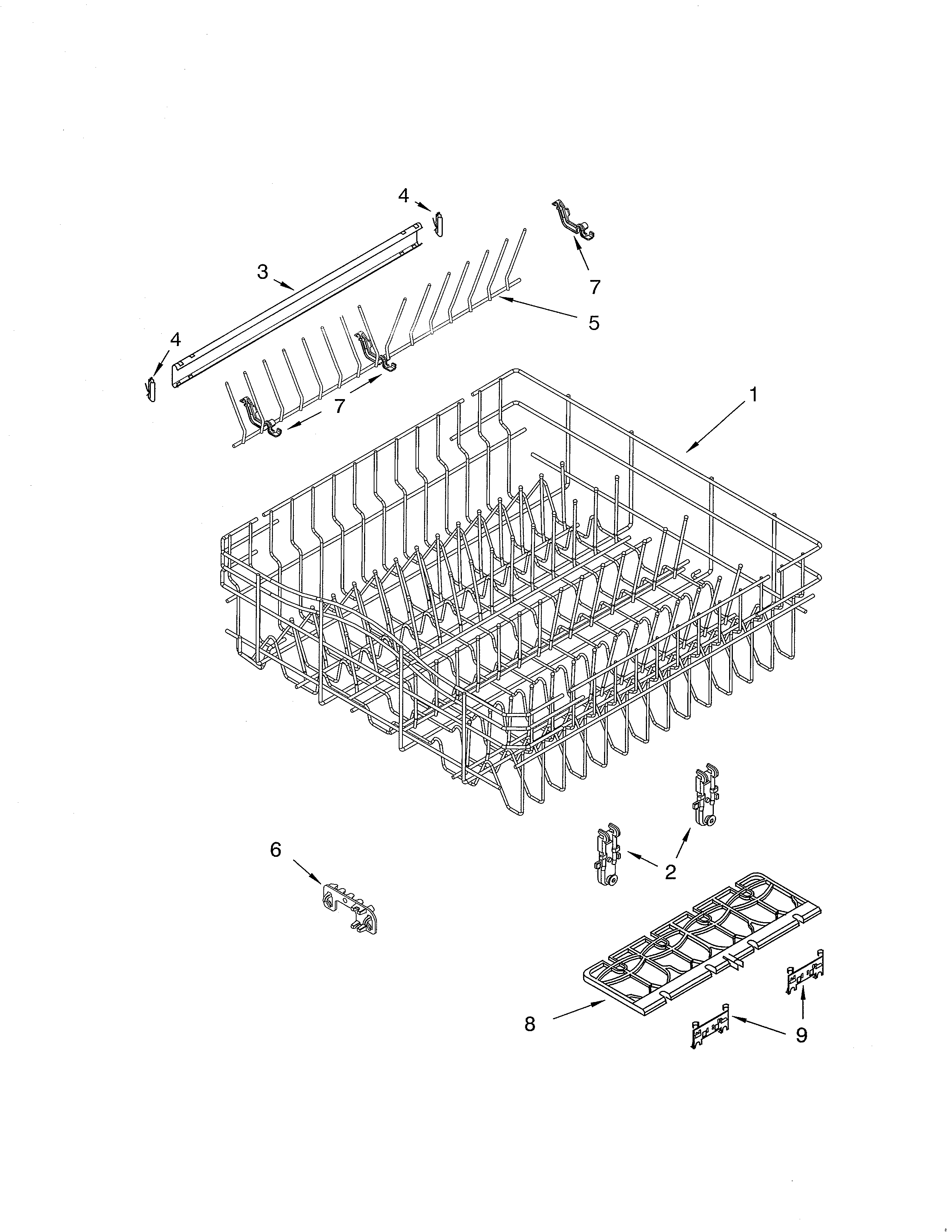 UPPER RACK & TRACK