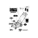 Snapper SXPV2270HW (7800776) decals diagram