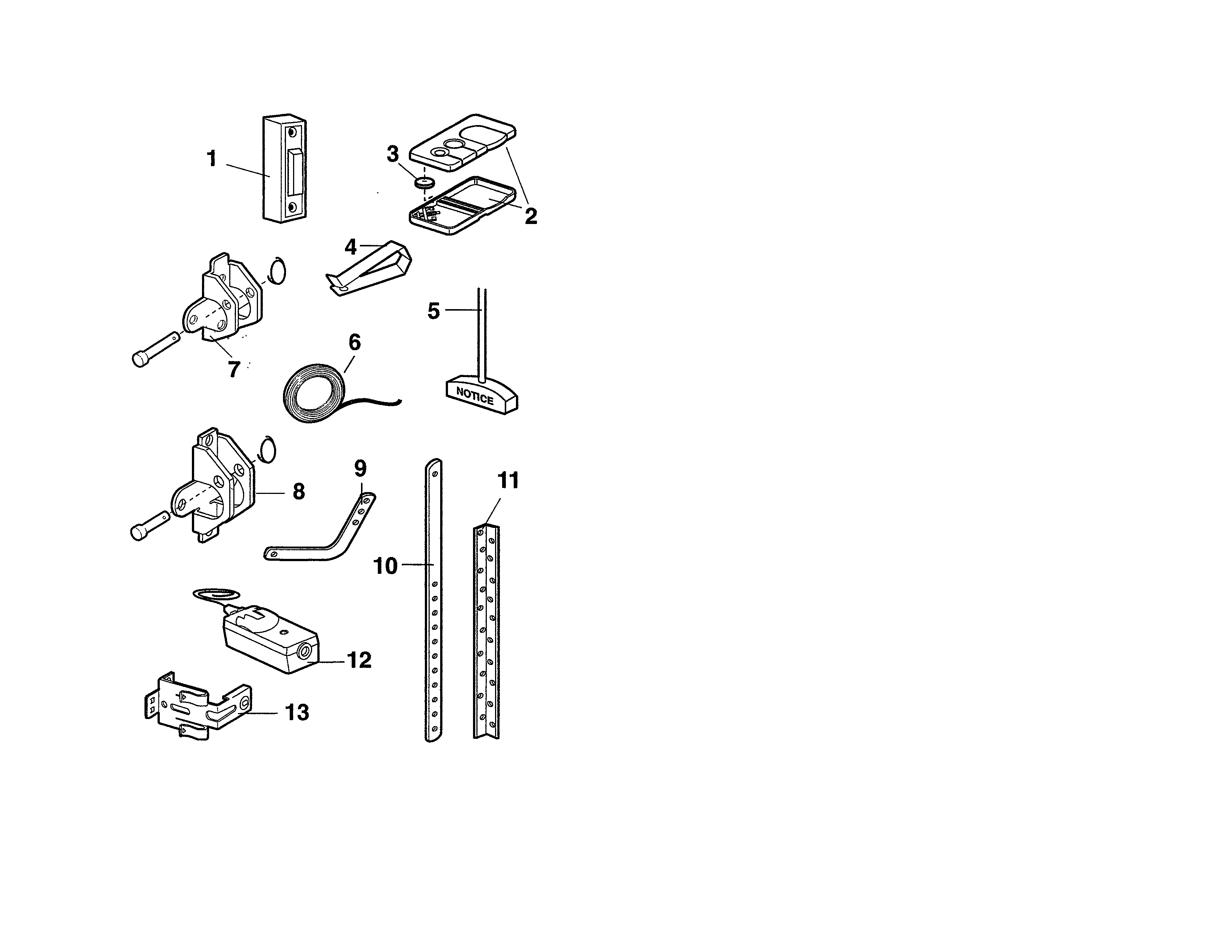 Installation parts