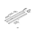 Craftsman 13953902D rail assembly diagram