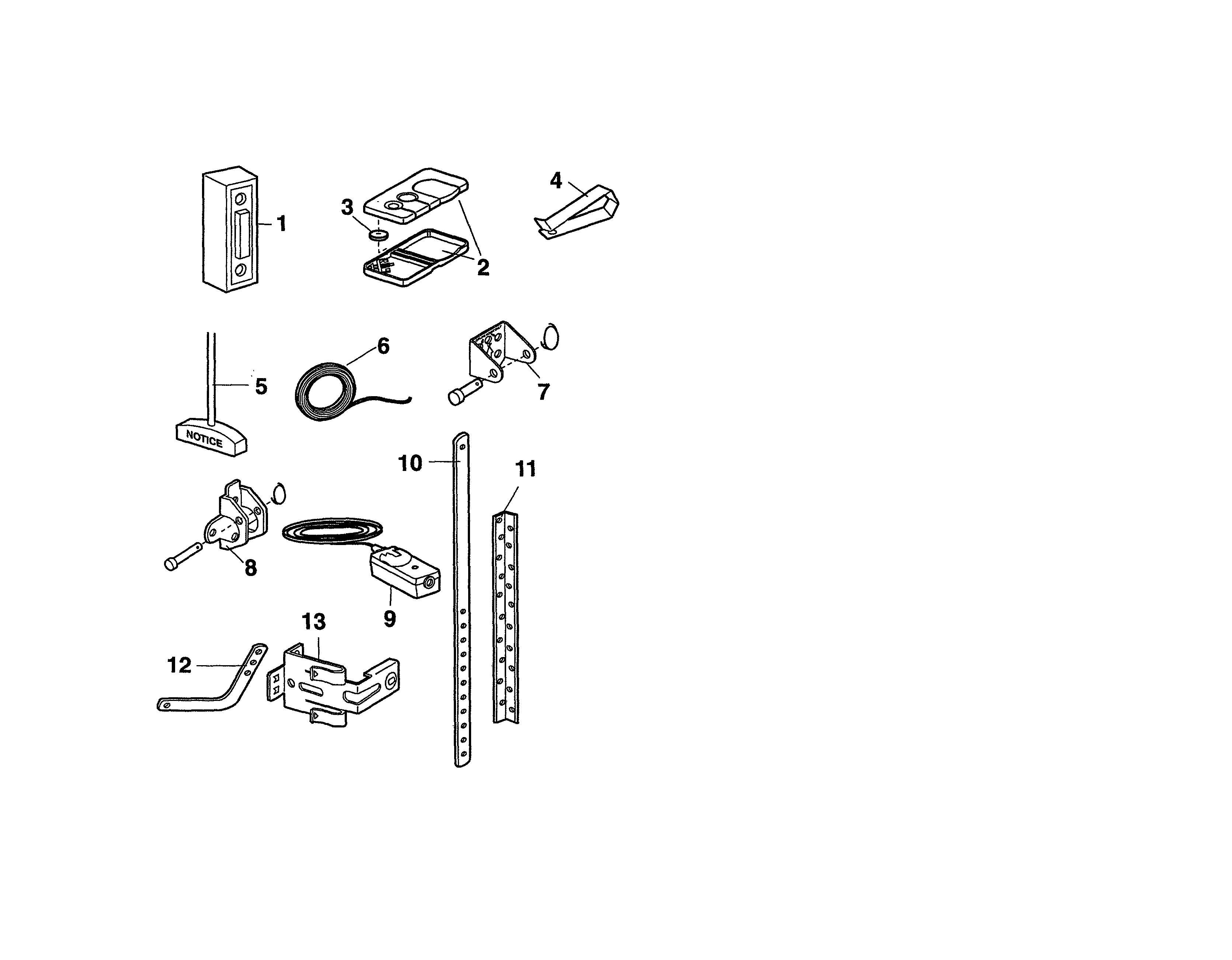 Installation parts