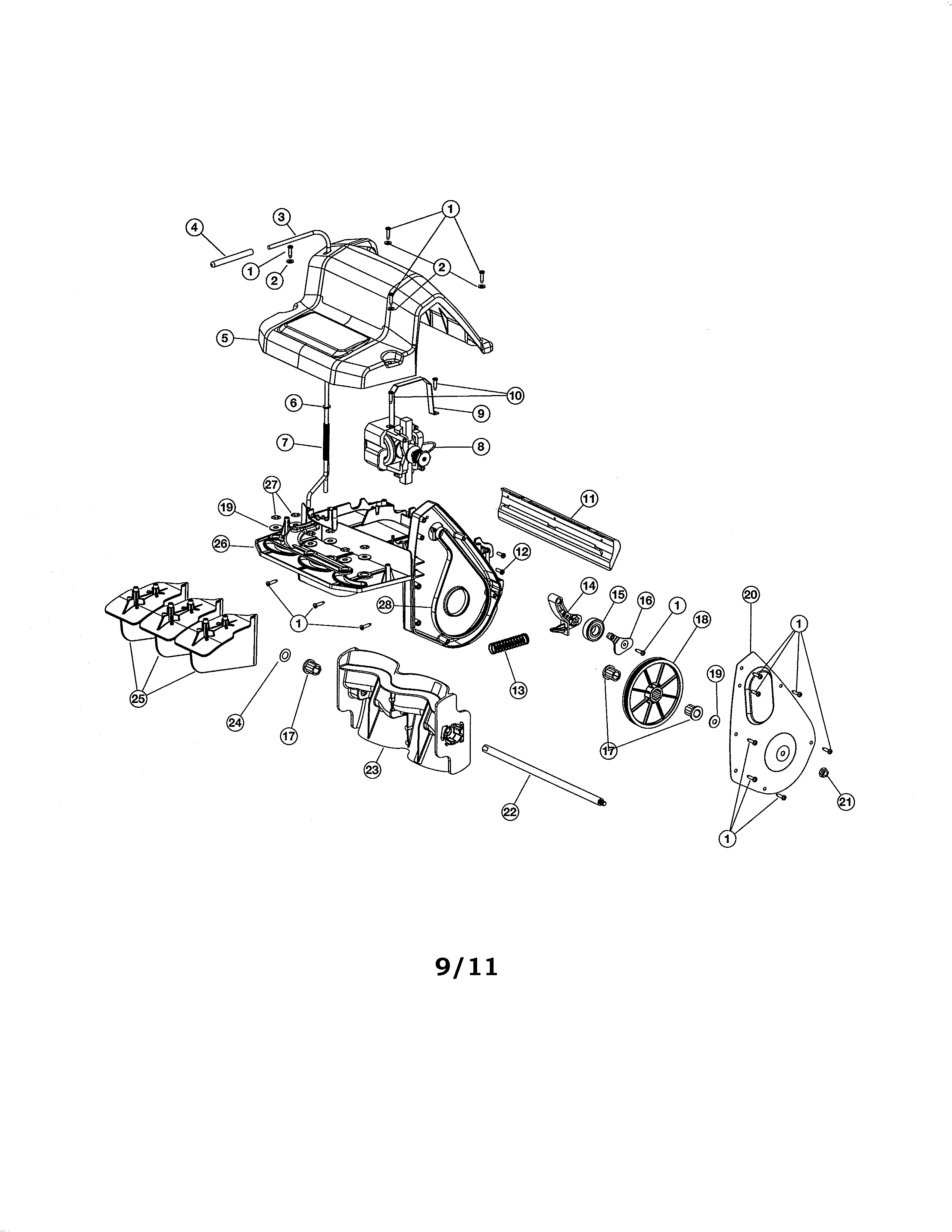 MOTOR/COVER/HOUSING