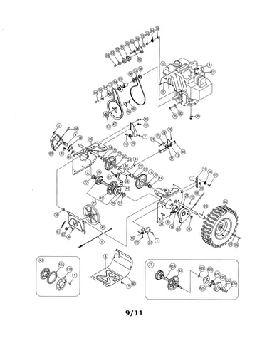 Drive/wheels