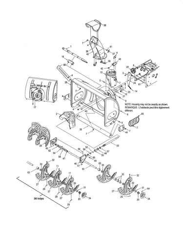 Auger & housing