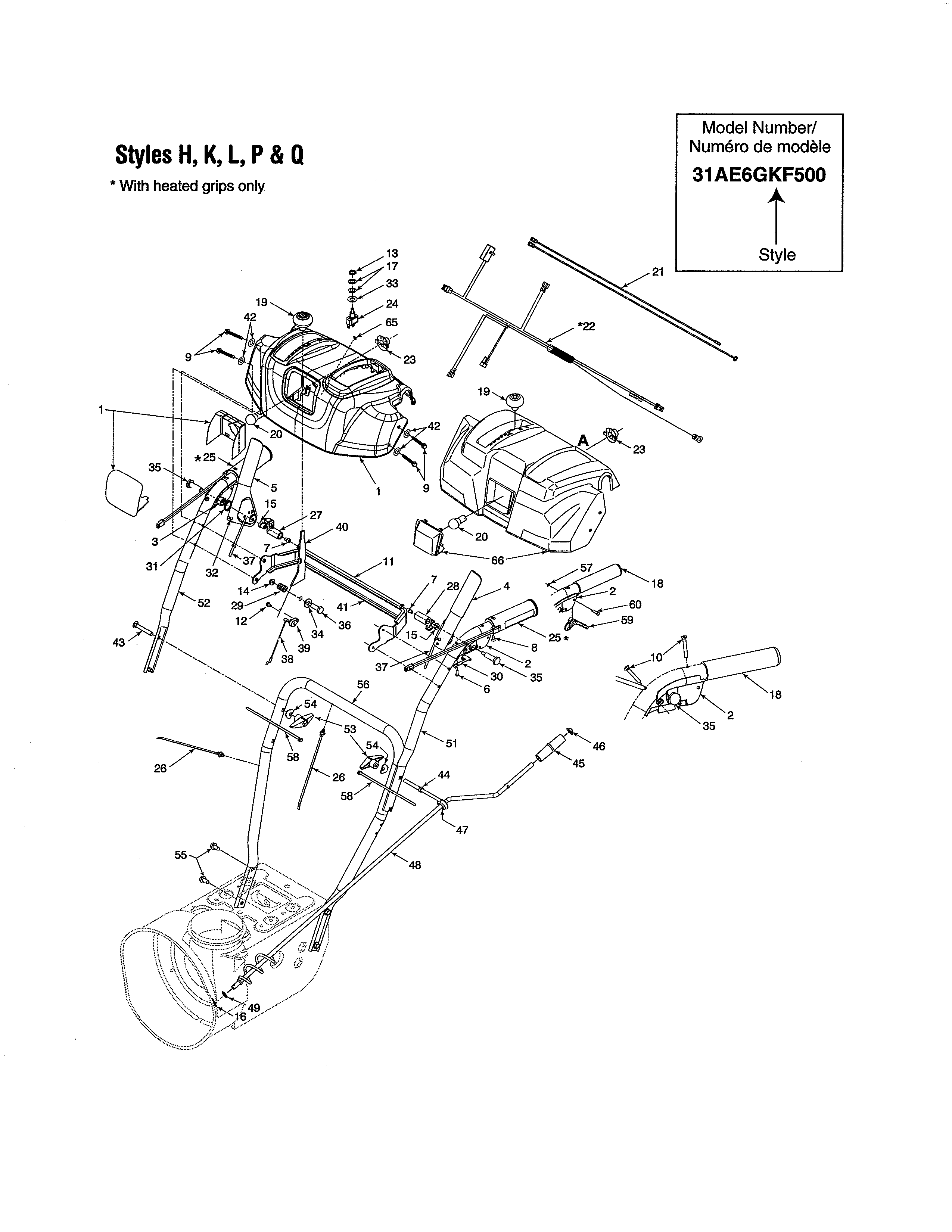 Handle panel