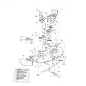 MTD 13AN771G731 42" deck diagram