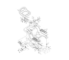 MTD 13AX615G055 10-style fender/deck lift/seat diagram