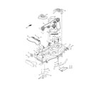 MTD 13AX615G055 50" mowing deck diagram