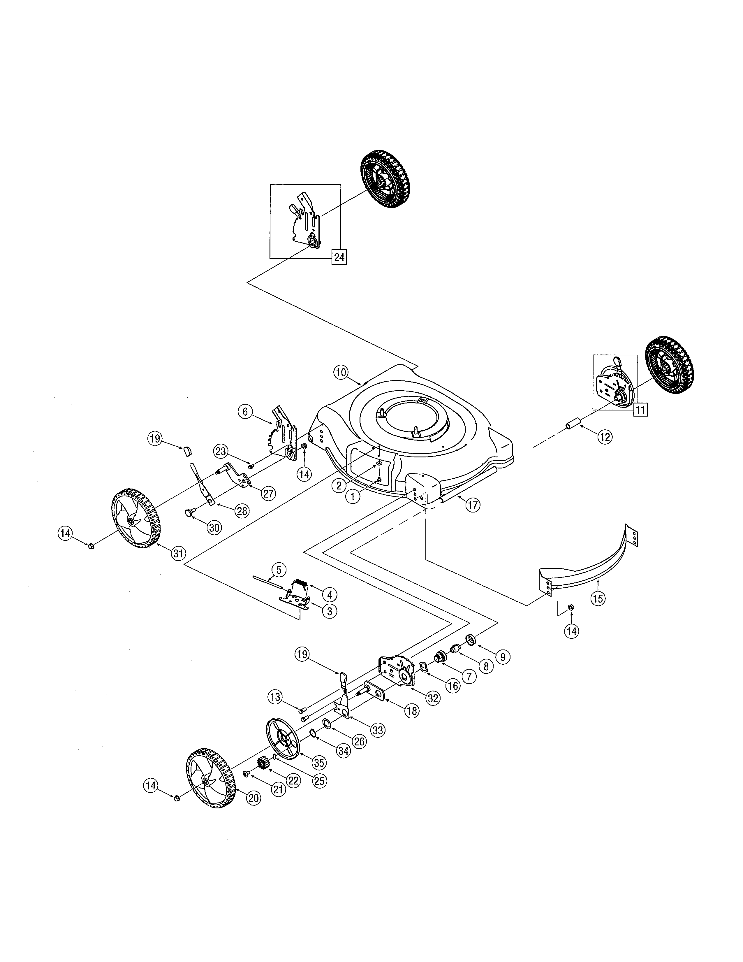 Deck/wheels