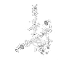 MTD 12A-998Q795 wheels/transmission diagram