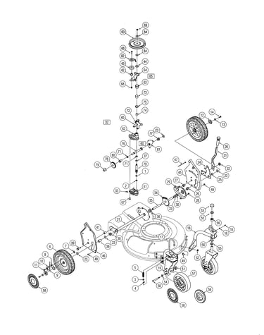 Wheels/transmission