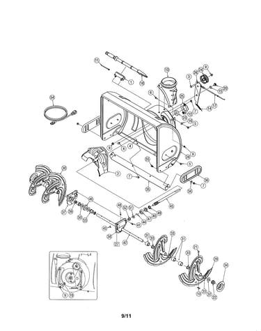 Auger & housing