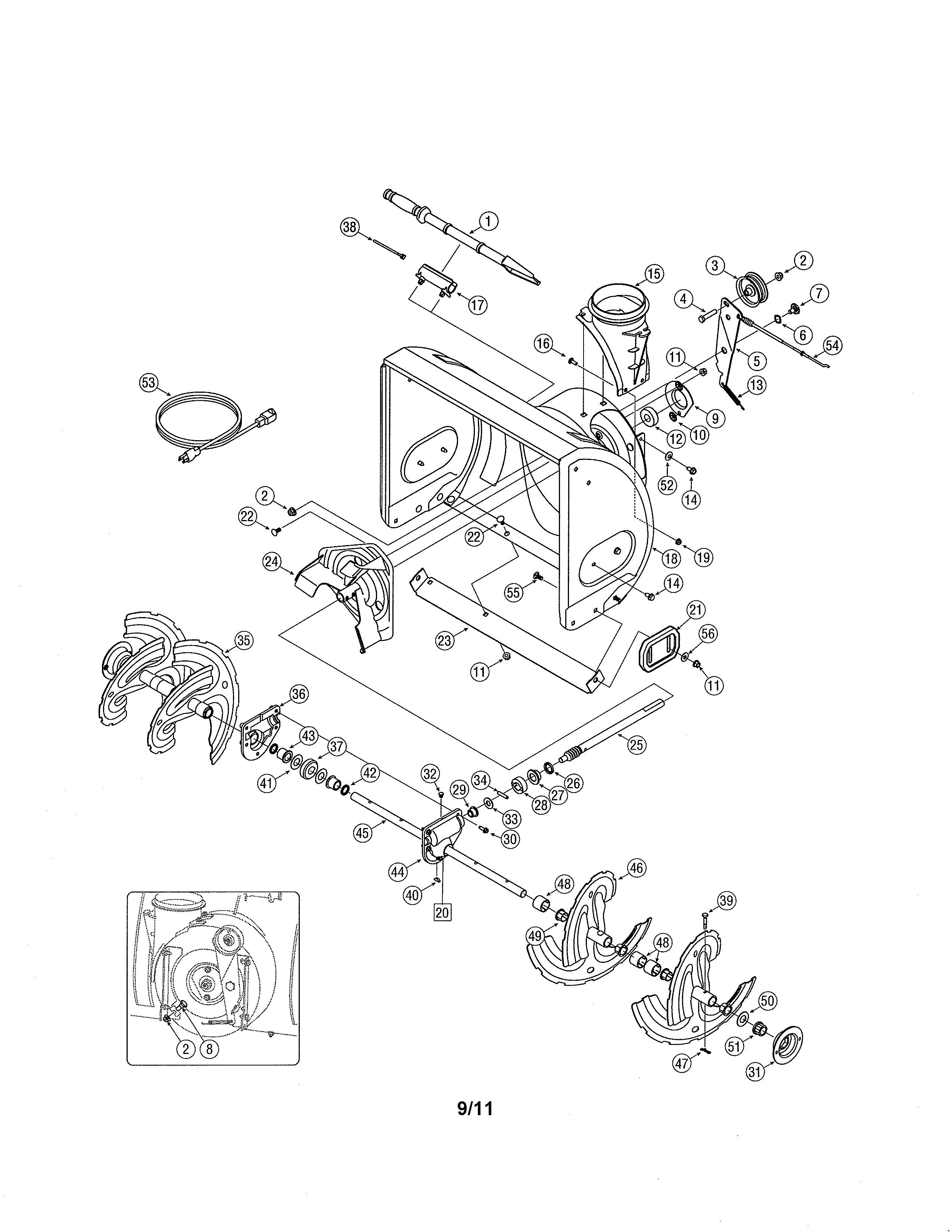 Auger & housing