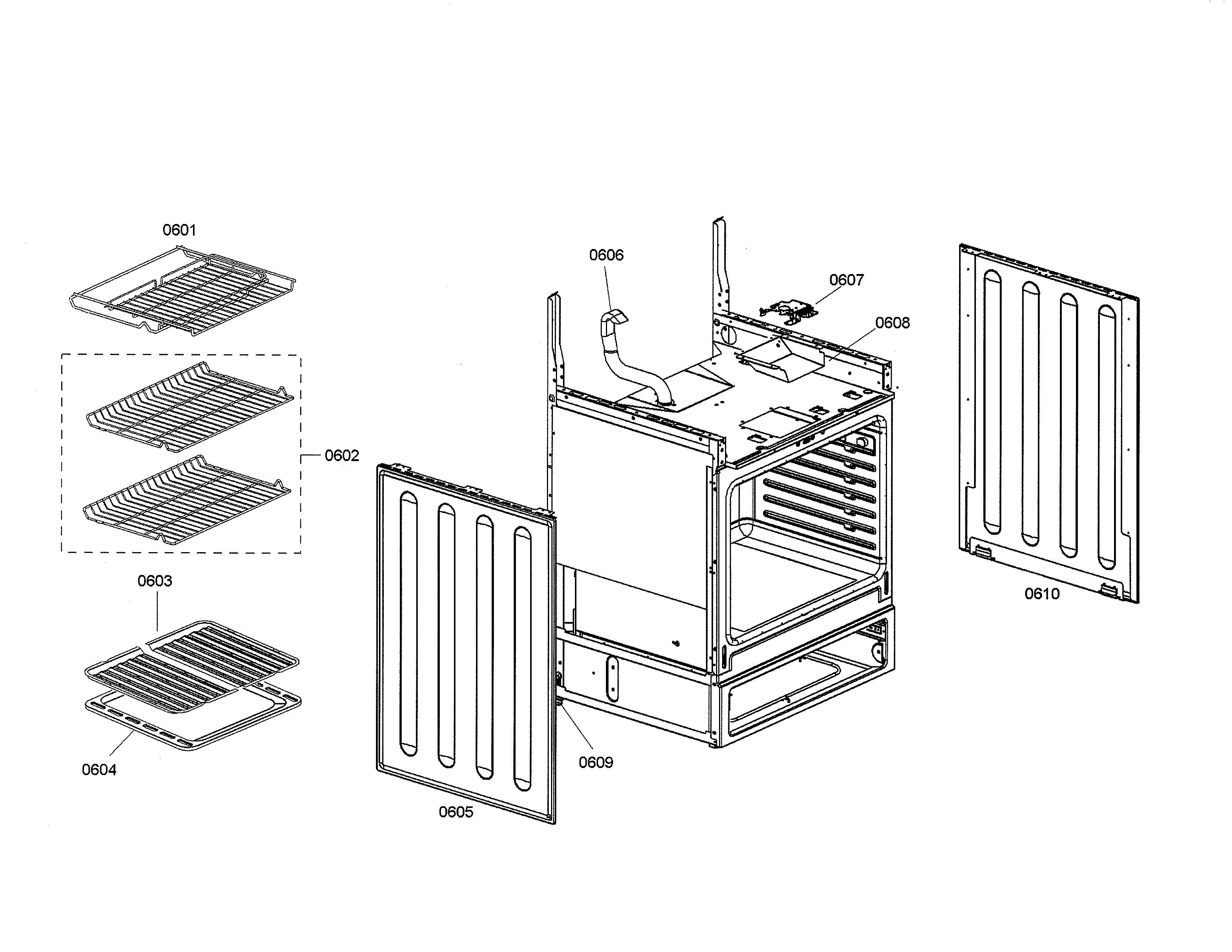 Racks/side panel