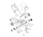 MTD 12A-566Q795 lawn mower diagram