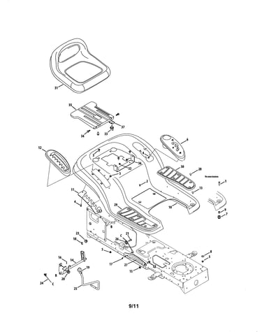 4-style fender/deck lift & seat