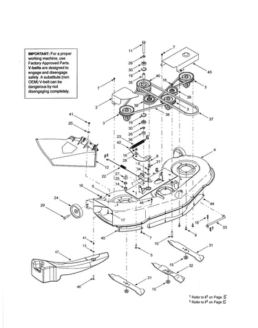 Spindle assembly / deck brake