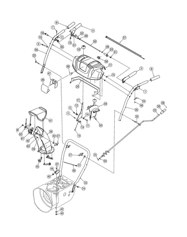 Chute & handles