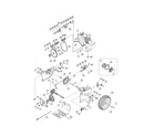 MTD 31AE6GKH730 wheel assembly/pulleys diagram