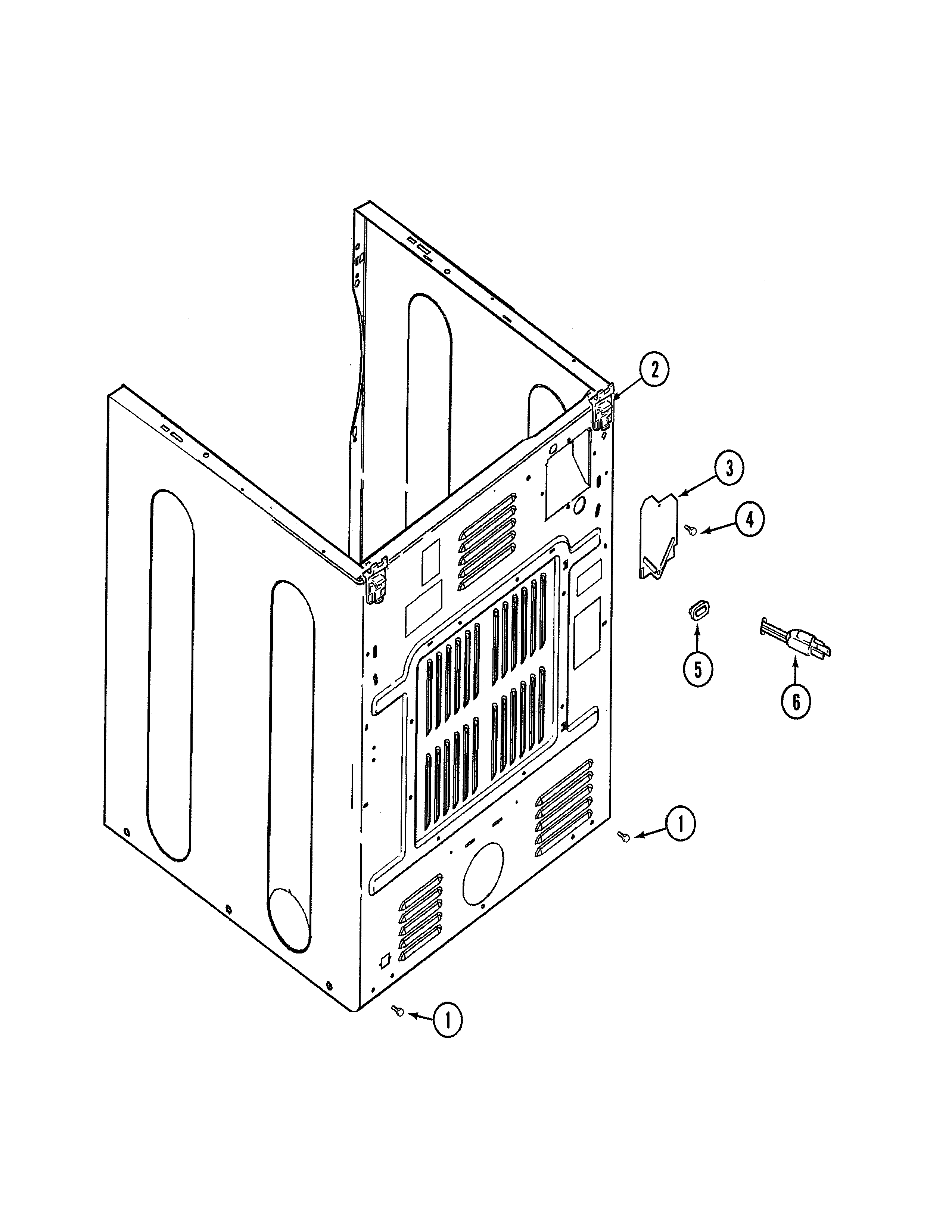 Cabinet - rear