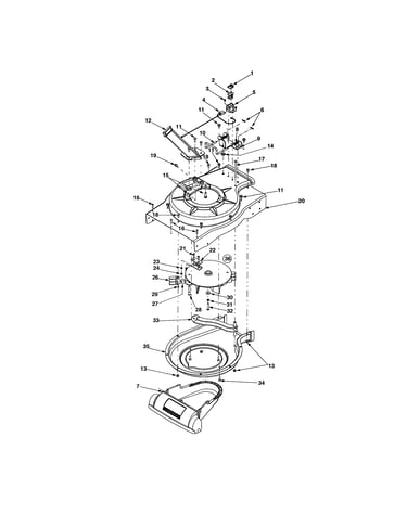 Deck/impeller/nozzle