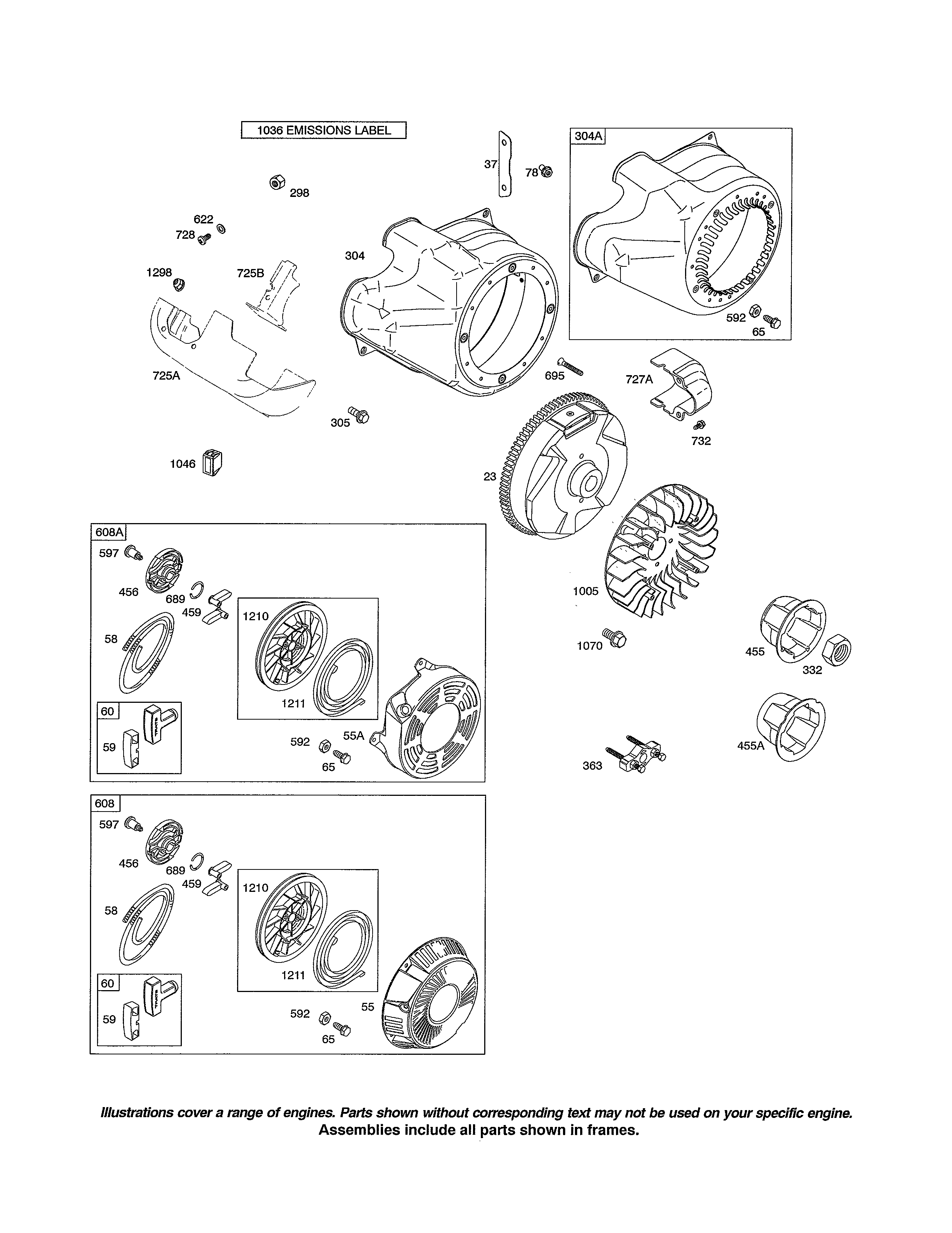 BLOWER HOUSING/REWIND STARTER