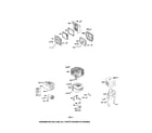 Briggs & Stratton 150212-0111-B8 air cleaner/exhaust system diagram