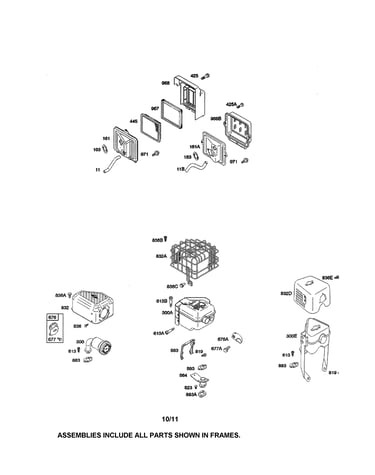 Air cleaner/exhaust system
