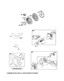 Blower housing/electric starter/flywheel