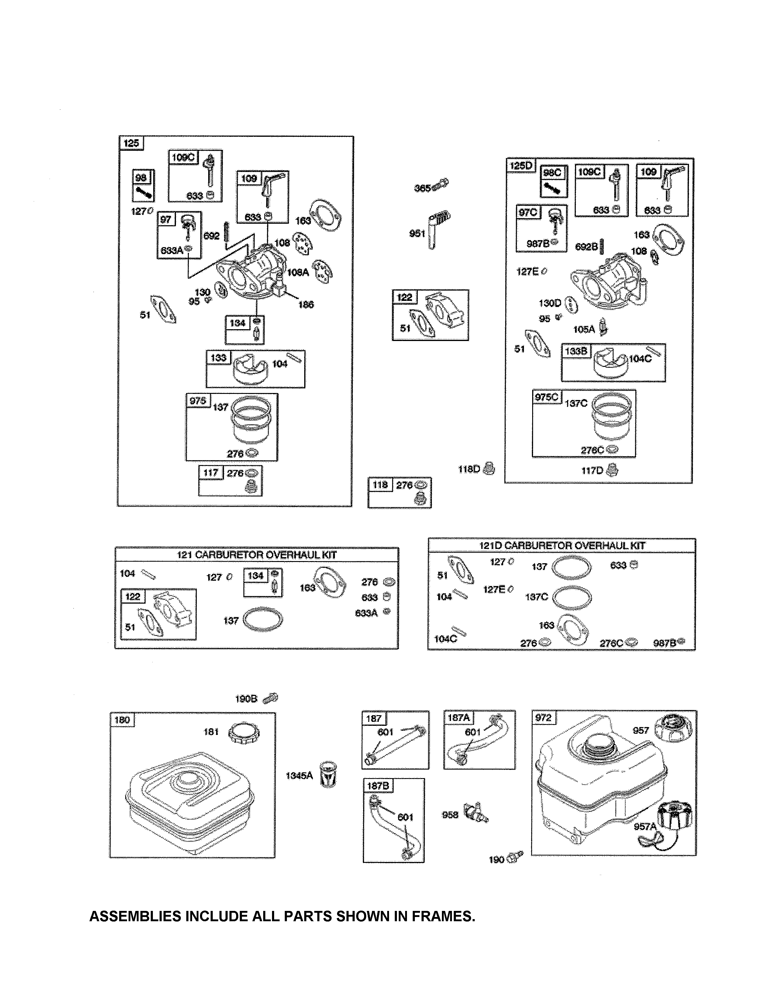 Carburetor/fuel supply