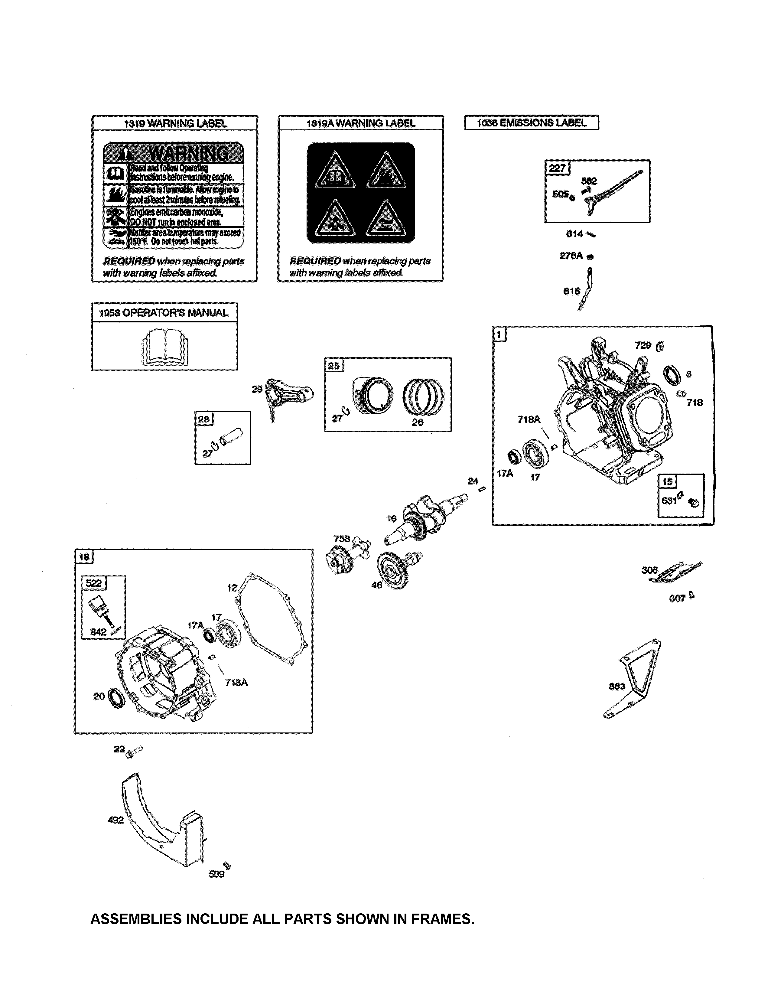 CAMSHAFT/CRANKCASE/CRANKSHAFT