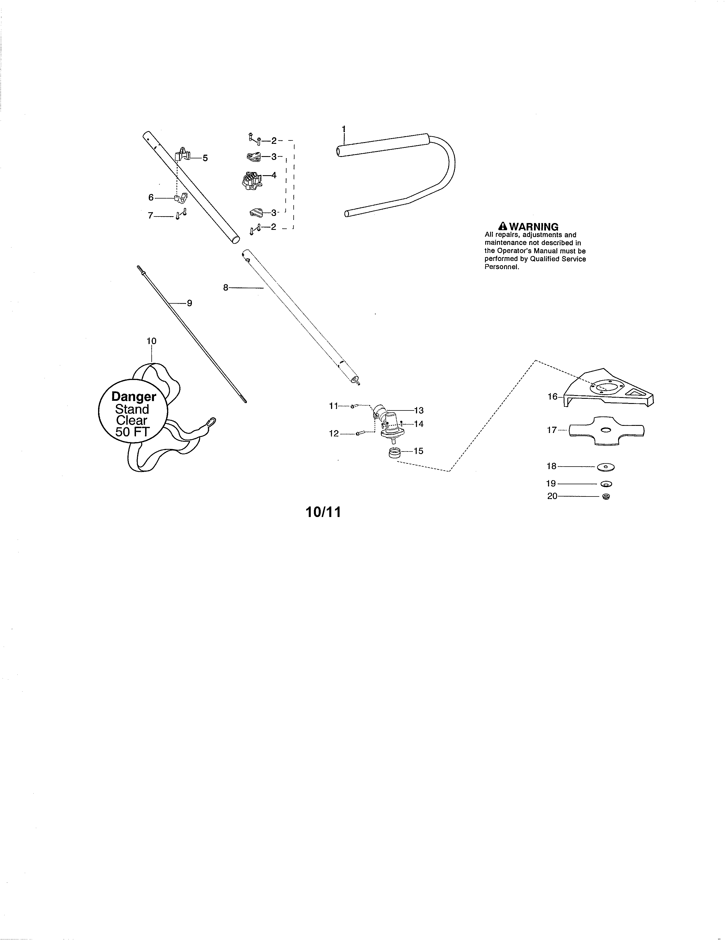 Brushcutter attachment