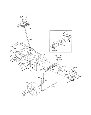 Front end steering