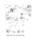 Head cylinder/motor housing/alternator