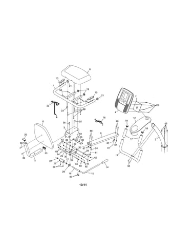 Console/seat/rail
