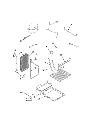 Lower unit/tube