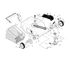 Craftsman 917370861 drive control/gear case/wheels diagram