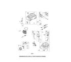 Briggs & Stratton 128L02-1606-F1 cylinder/crankshaft/sump diagram