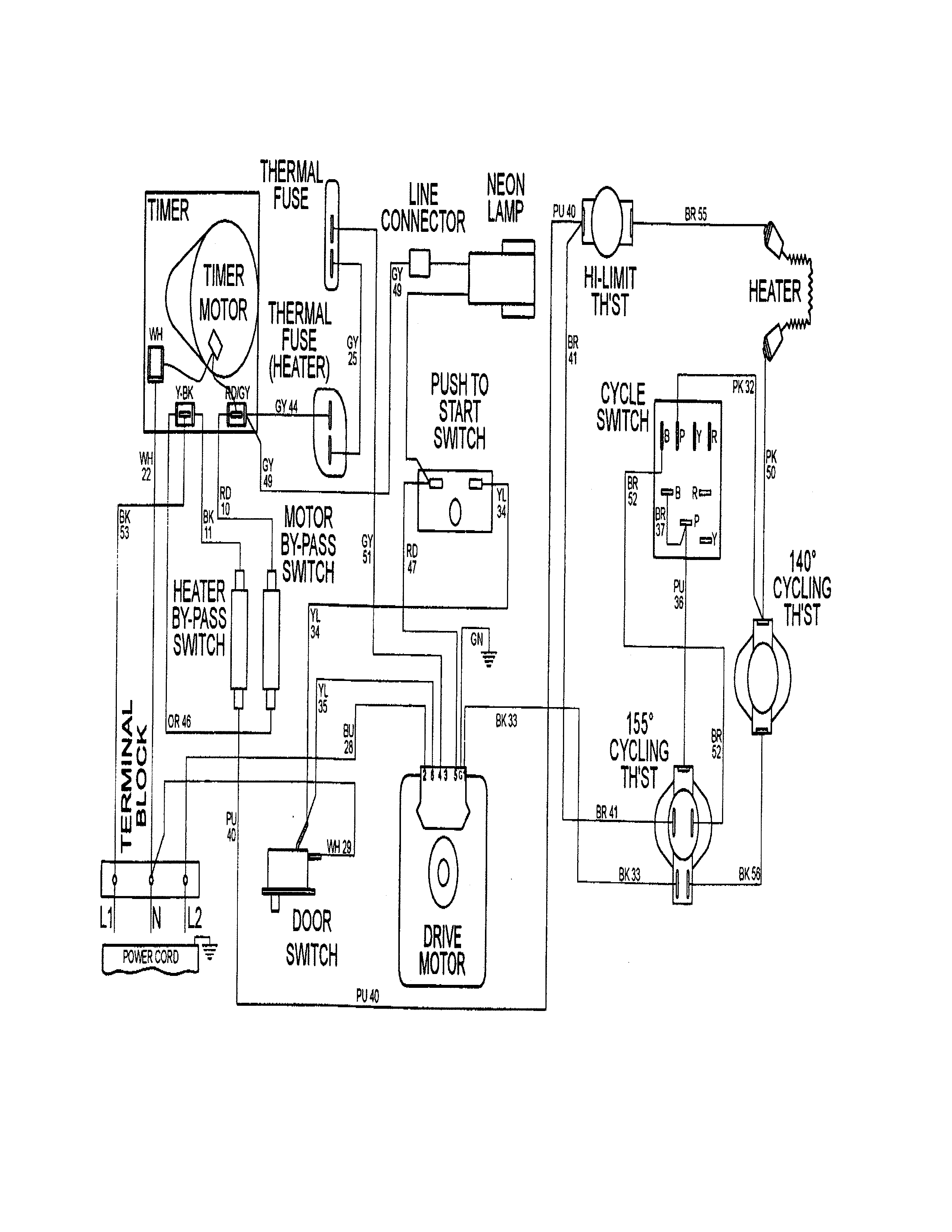 WIRING INFORMATION (SER PRE 19)