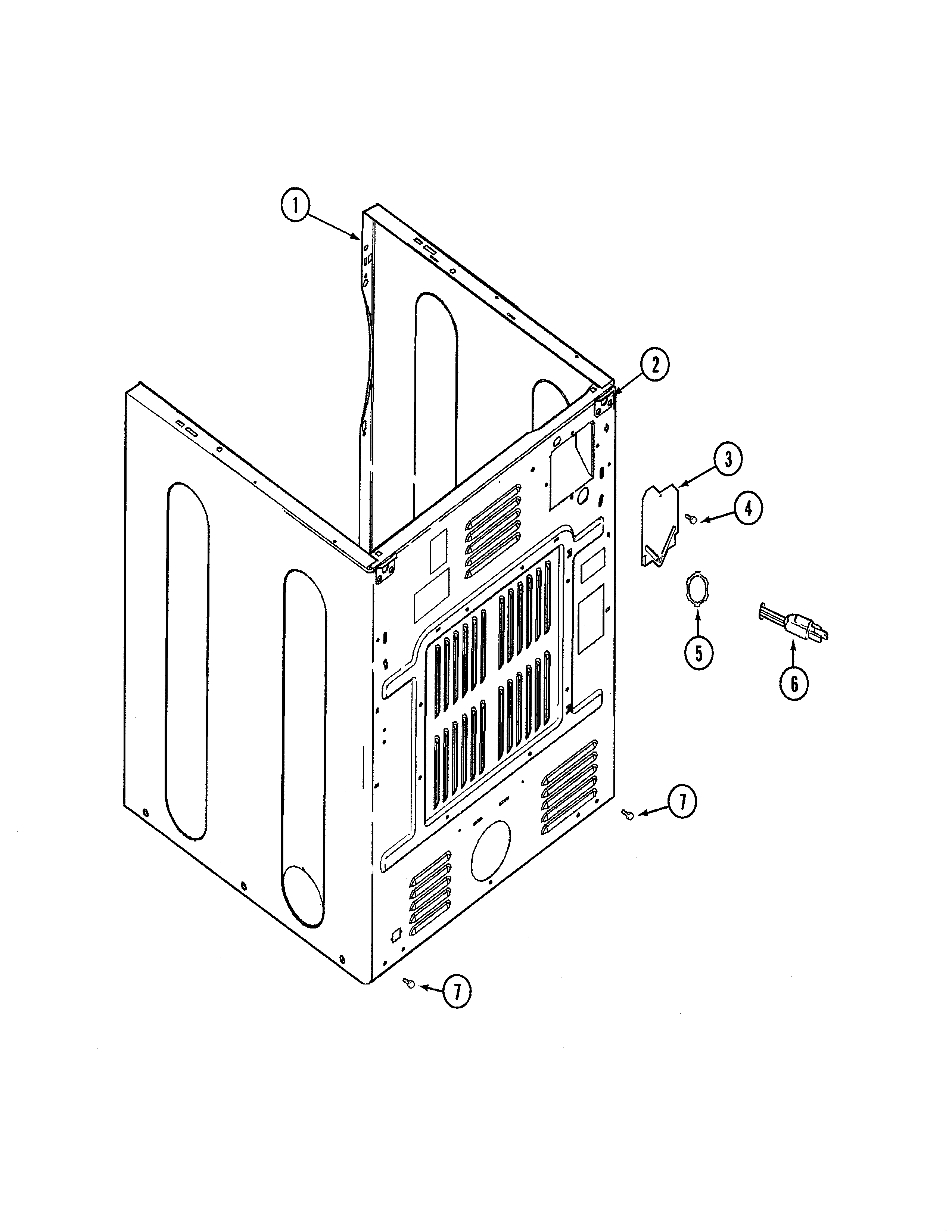 CABINET-REAR