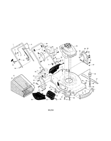 Engine/housing/handle