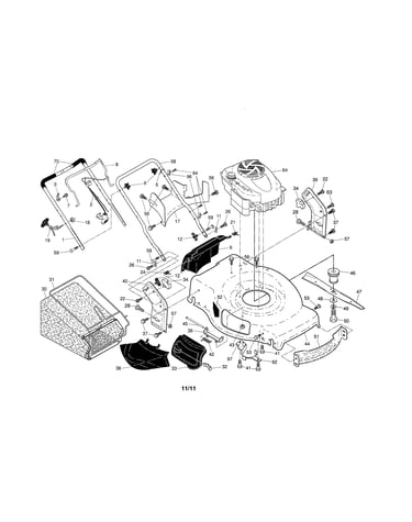 Engine/housing/handle