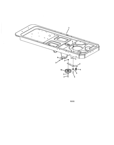 Frame & drive idler