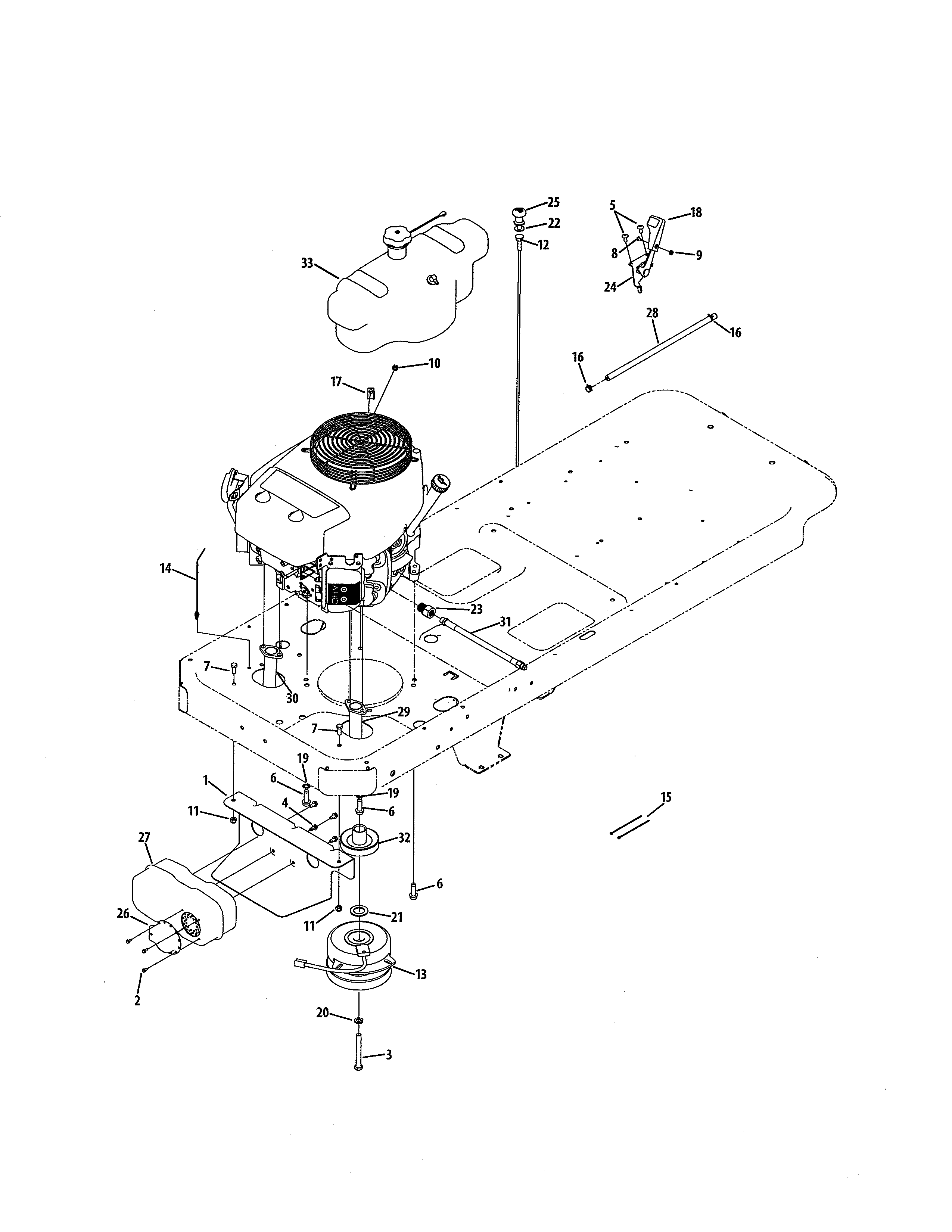 ENGINE CONNECTION 50" W/KAWASAKI ENGINE