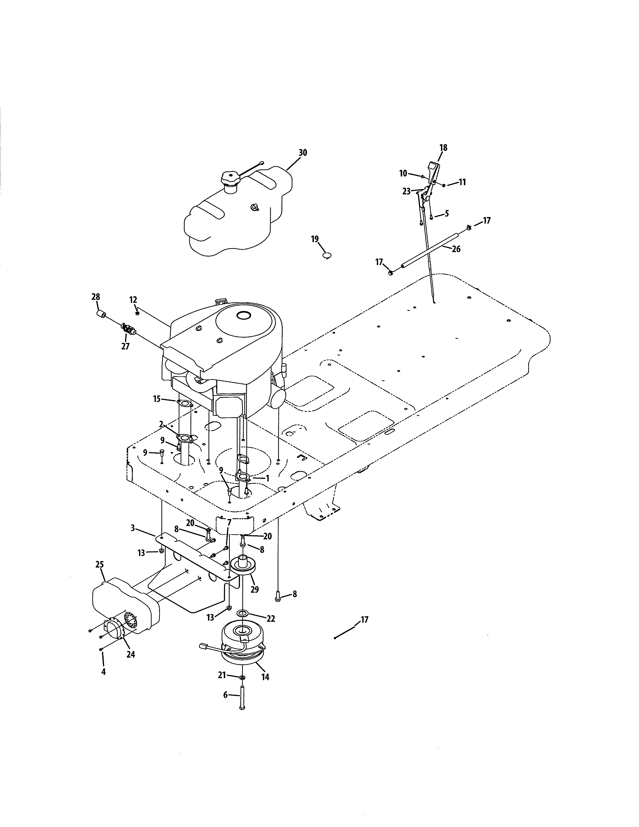 Engine connection 54"