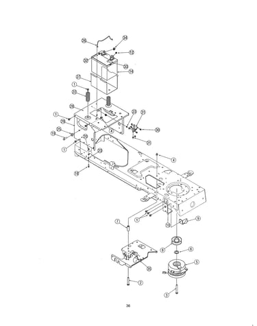 Battery/pto clutch