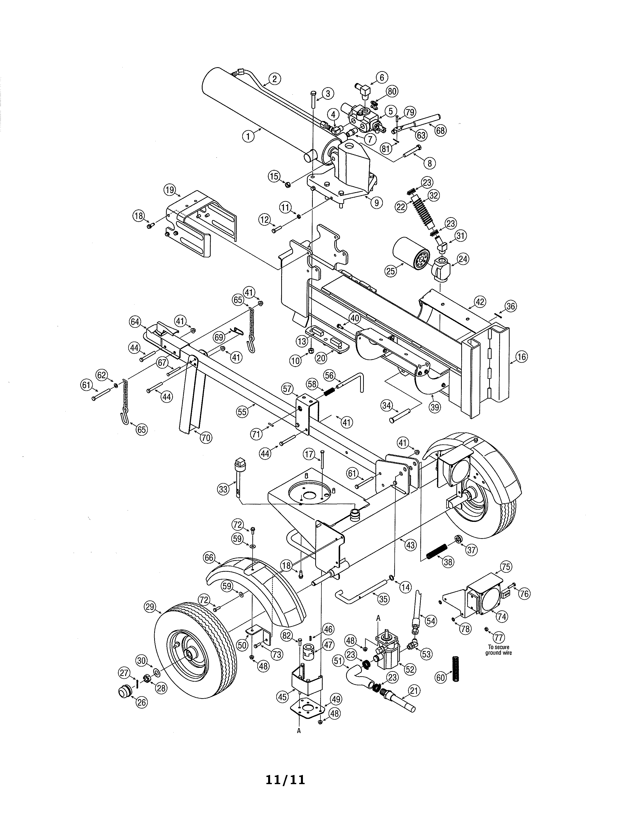 Log splitter